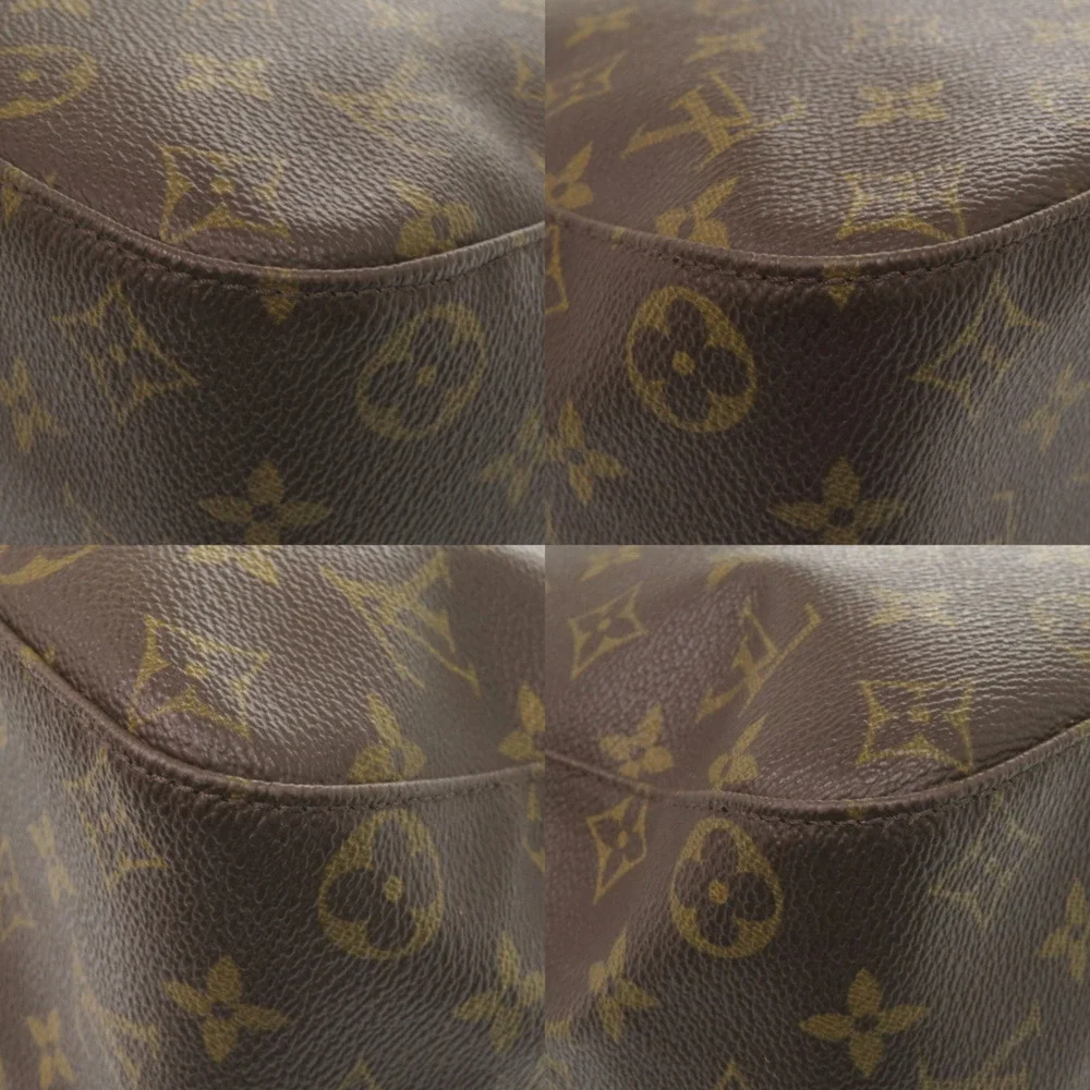 LOUIS VUITTON Brown Monogram Looping GM Shoulder Bag